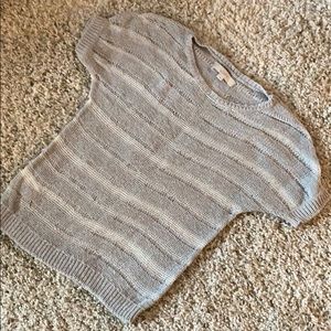 Loft-short sleeves lightweight sweater